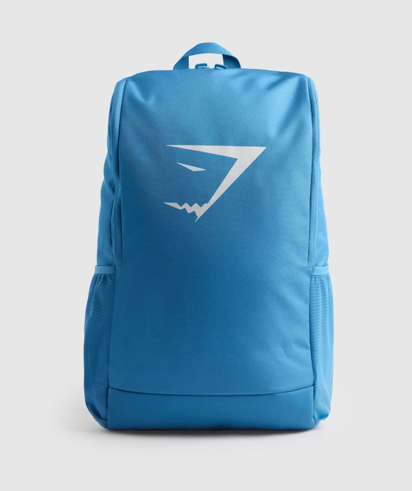 Gymshark Sharkhead Backpacks Blue | NZ 3TGEJD